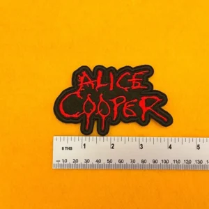 Alice Cooper Patch – Premium Embroidered Iron On or Sew On - Image 4