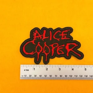 Alice Cooper Patch – Premium Embroidered Iron On or Sew On