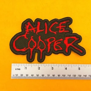 Alternative view of Alice Cooper Patch – Premium Embroidered Iron On or Sew On