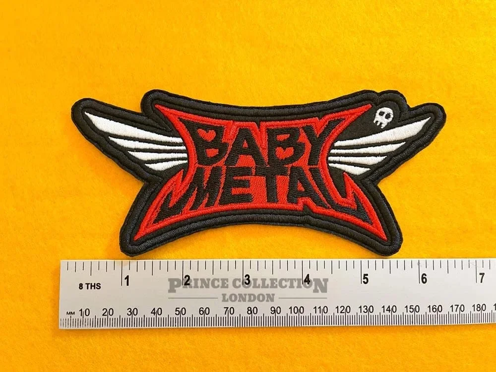 BABYMETAL embroidered band patch on denim battle jacket