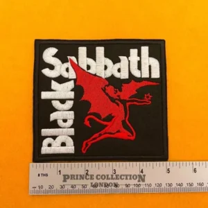 Black Sabbath embroidered design dimensions