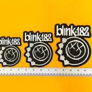 Small medium and large Blink-182 patch size comparison
