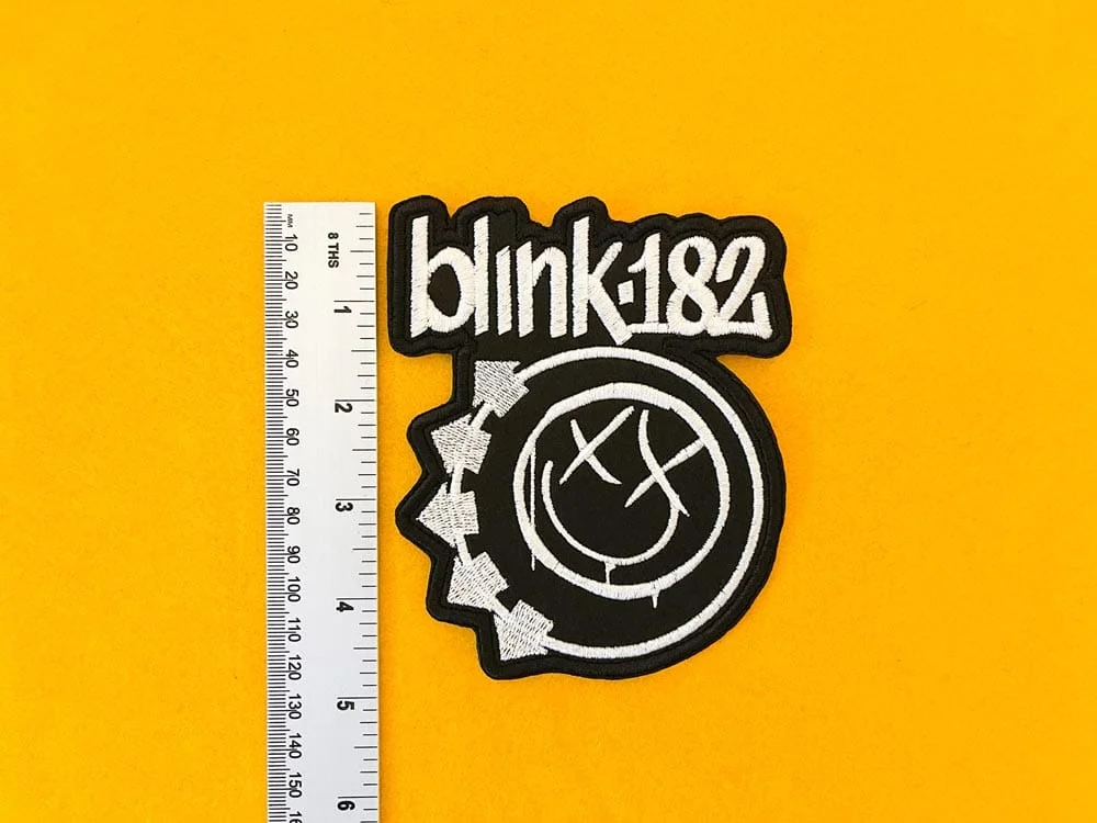 Blink-182 embroidered design dimensions