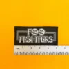 Small medium and large Foo Fighters patch size comparison