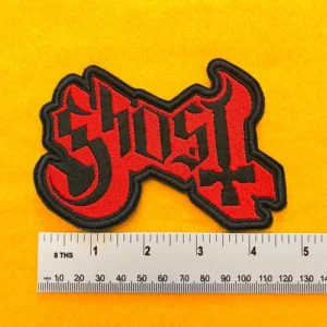 Ghost embroidered design dimensions