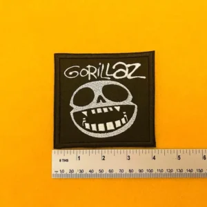 Gorillaz embroidered design dimensions
