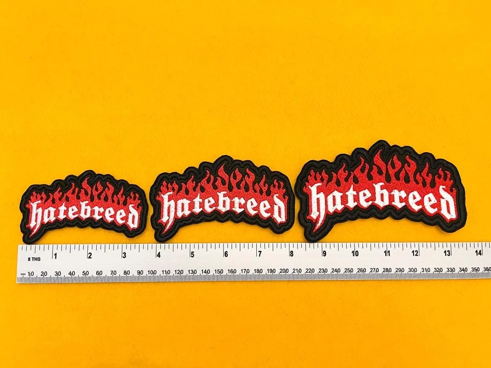Small medium and large Hatebreed patch size comparison
