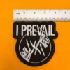 I Prevail embroidered band patch on denim battle jacket