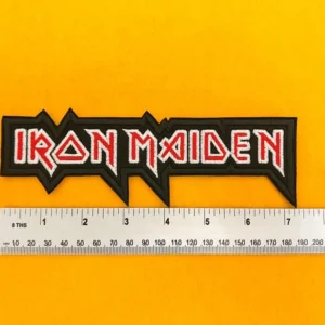 Iron Maiden embroidered design dimensions