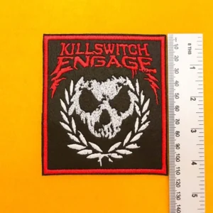 Killswitch Engage Patch 2 embroidered design dimensions