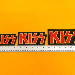 KISS band patch on denim battle jacket