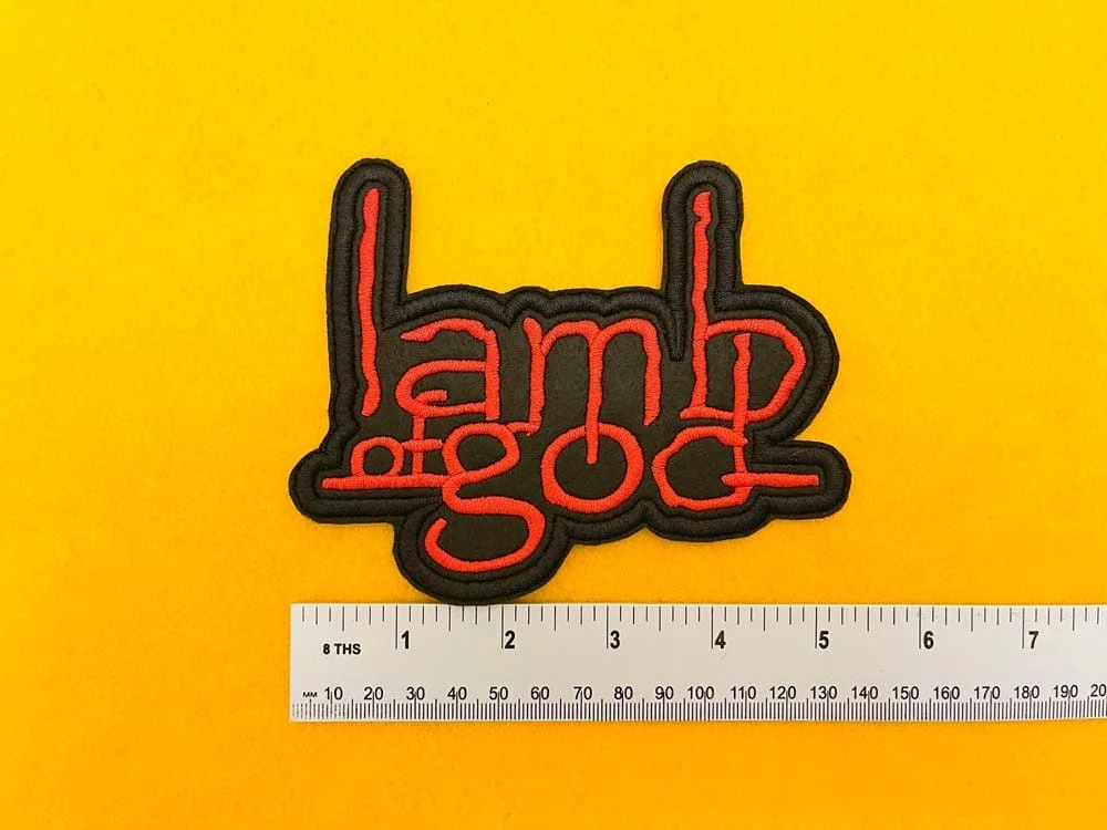 Lamb of God embroidered design dimensions