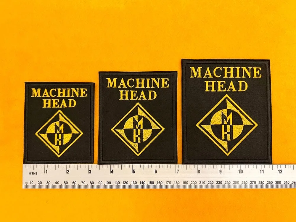 Machine Head patch on denim battle jacket