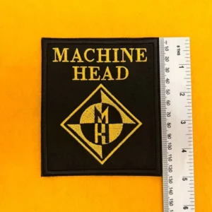 Small medium and large Machine Head patch size comparison
