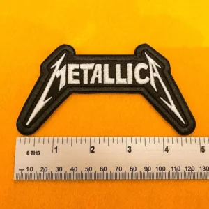 Small medium and large Metallica patch size comparison