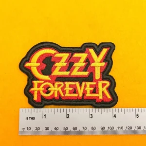 Small medium and large Ozzy Forever patch size comparison