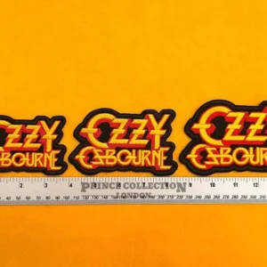 Small medium and large Ozzy Osbourne patch size comparison