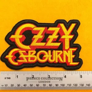 Ozzy Osbourne embroidered design dimensions