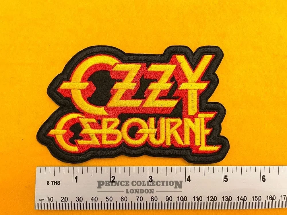 Ozzy Osbourne embroidered design dimensions