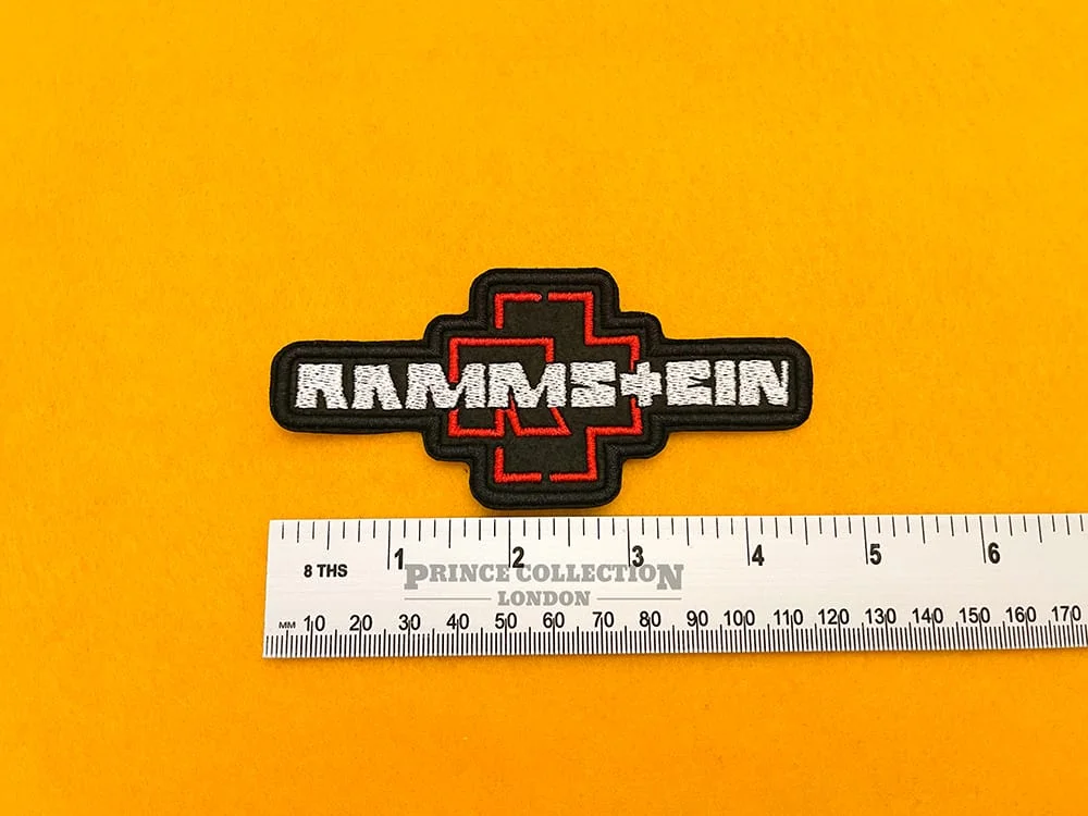 Small medium and large Rammstein patch size comparison