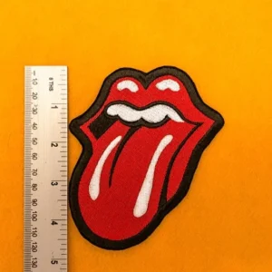 Alternative view of Rolling Stones Patch – Premium Embroidered Iron On or Sew On