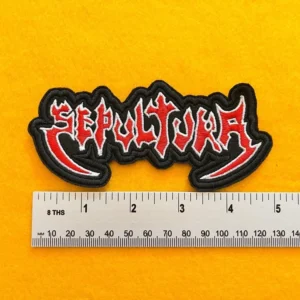 Small medium and large Sepultura patch size comparison