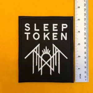 Small medium and large Sleep Token patch size comparison