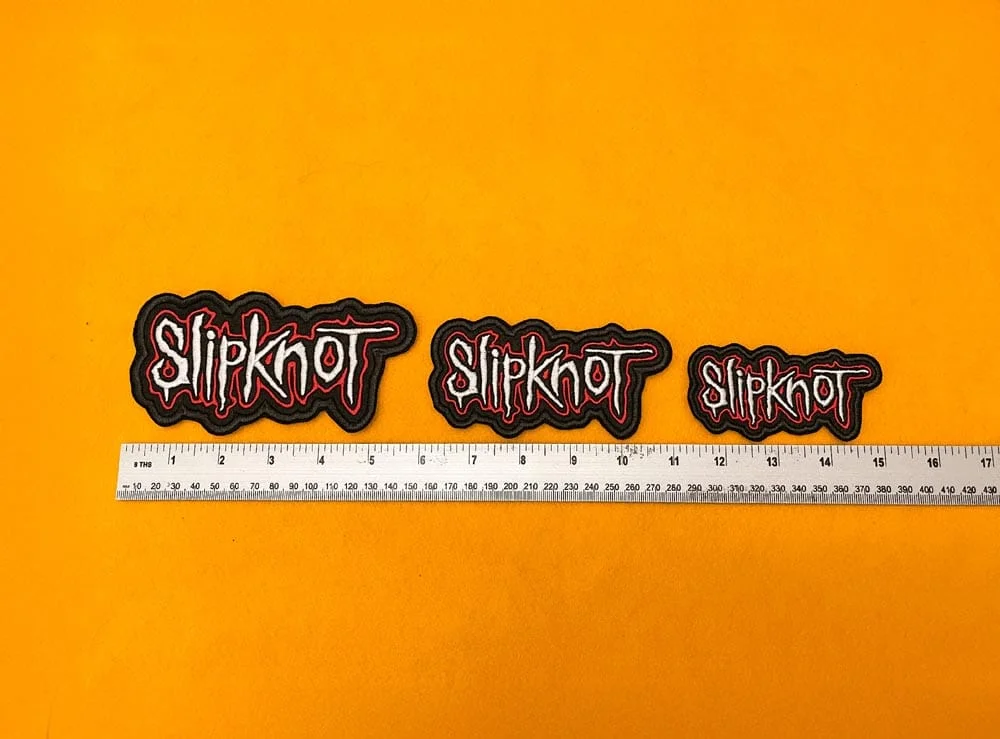 Slipknot band patch on denim battle jacket