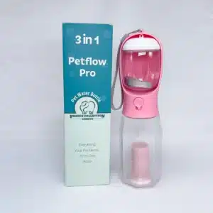 PetFlow Pro dog water bottle with replaceable water filter