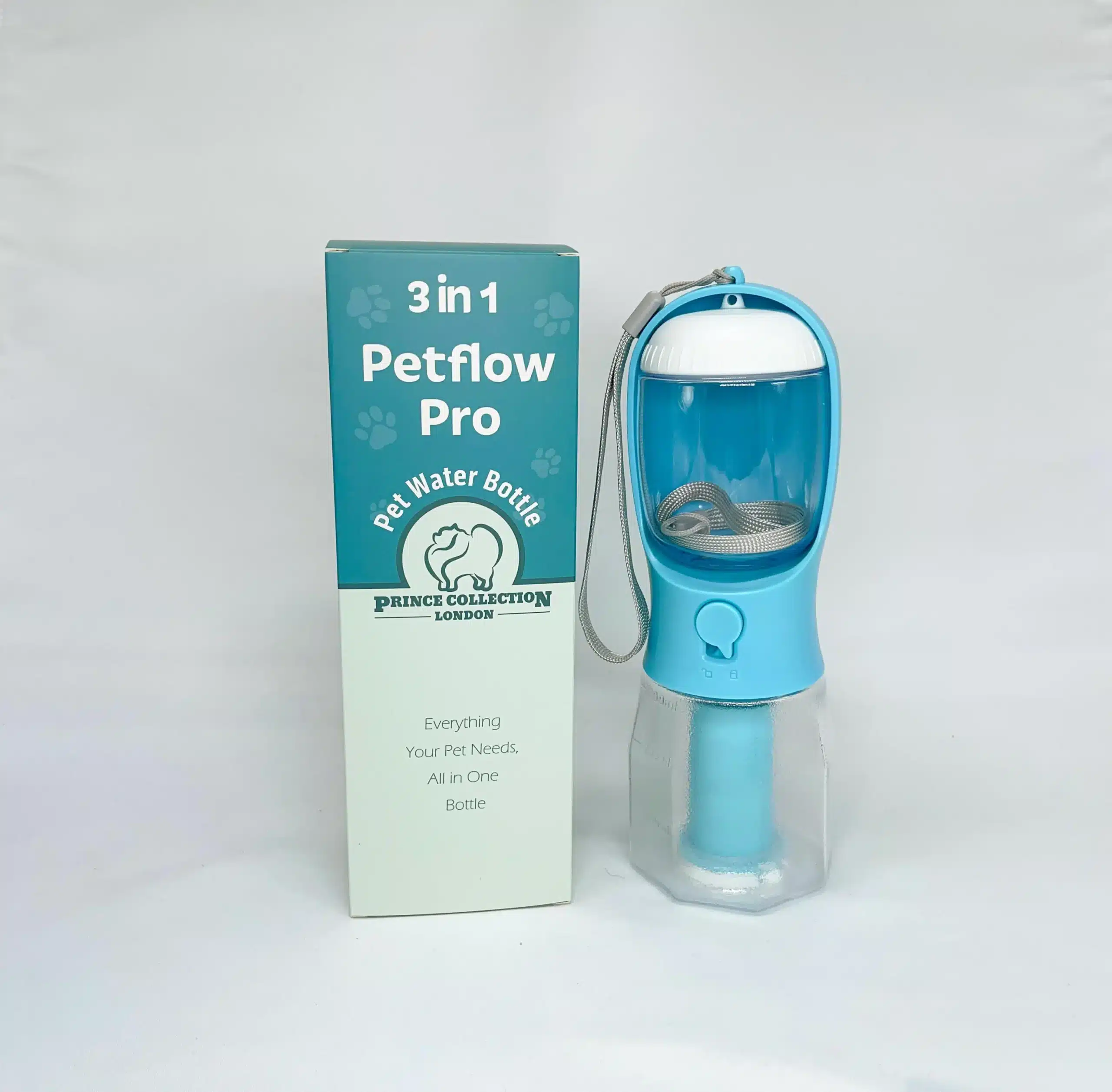 300ml PetFlow Pro portable dog water bottle